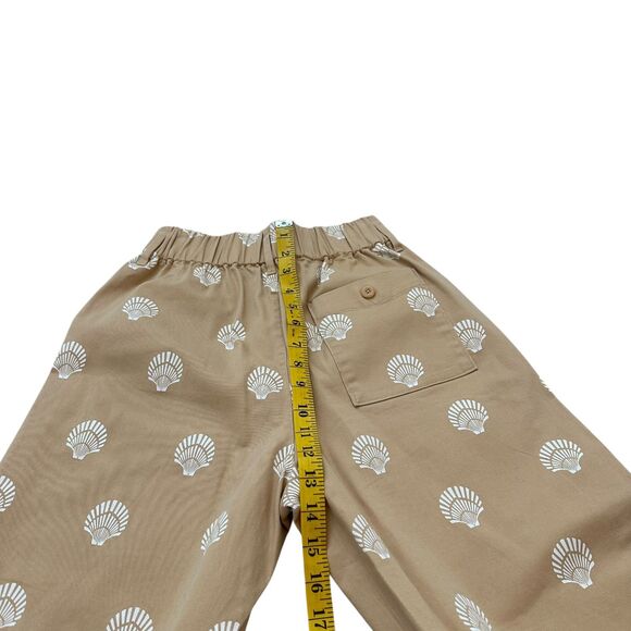 J. Crew Seashell Print Wide Leg Chinos Size XS/XXS - Picture 7 of 7